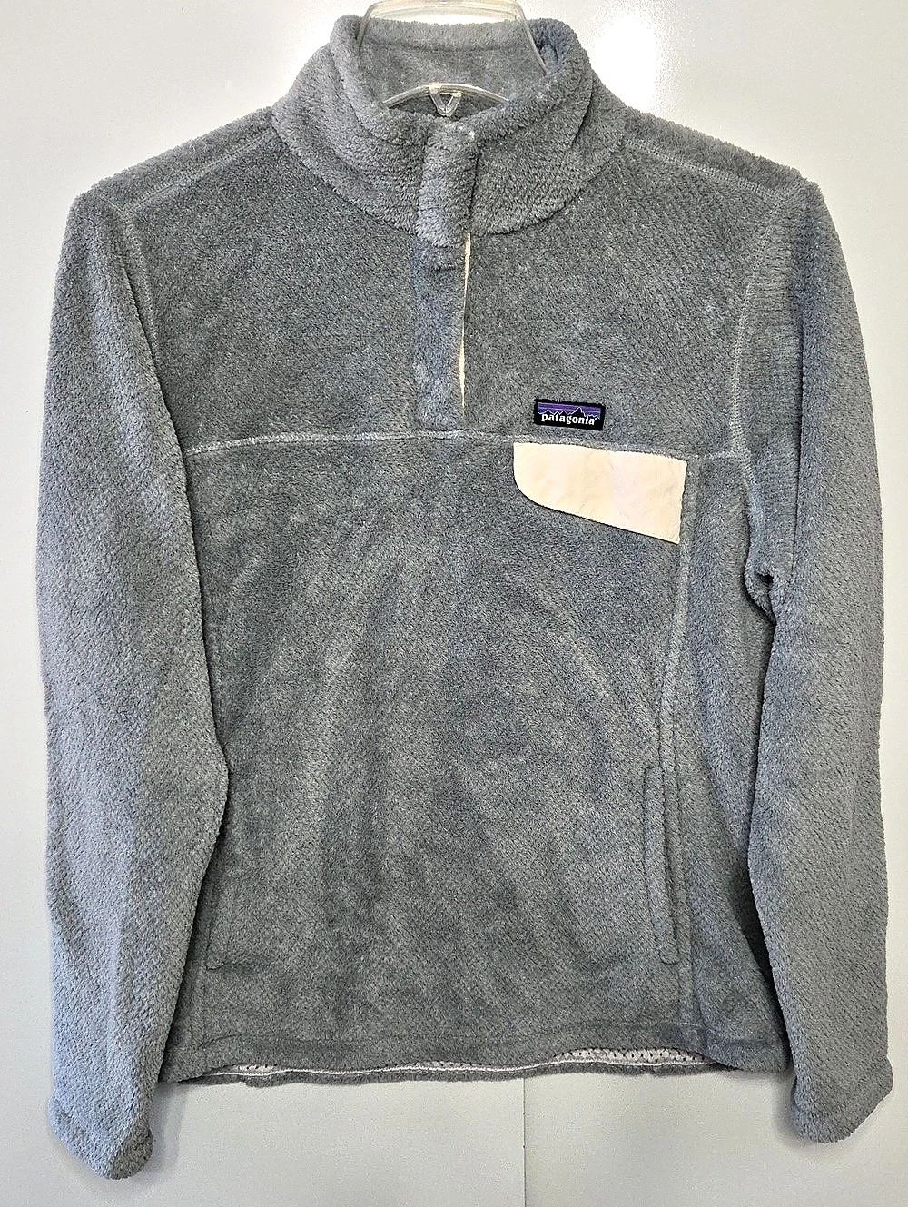 Patagonia Women's Re-Tool Snap-T Pullover Gray Fleece Xl